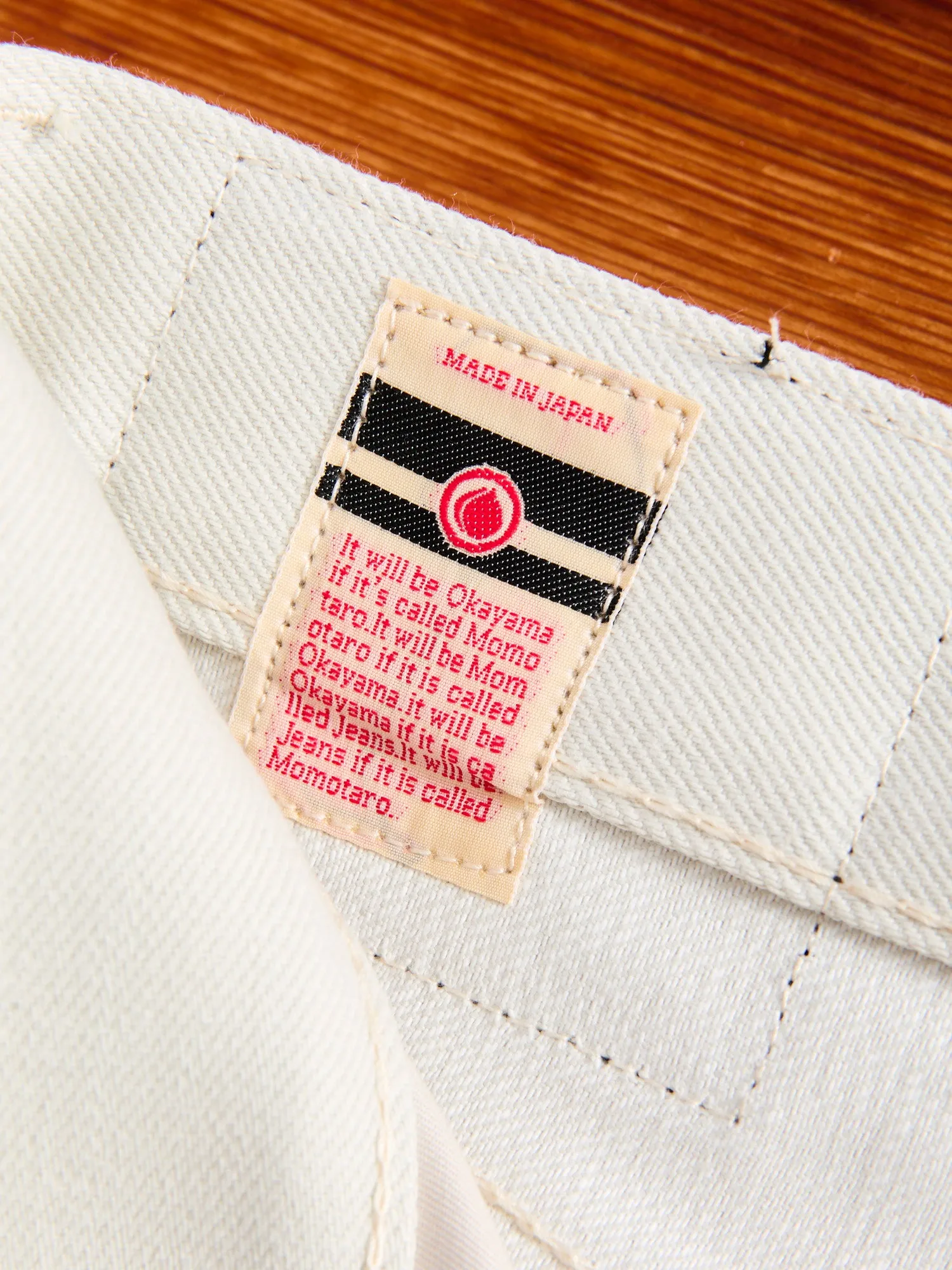 0605-IVO "Ivory" 13oz Selvedge Denim - Natural Tapered Fit