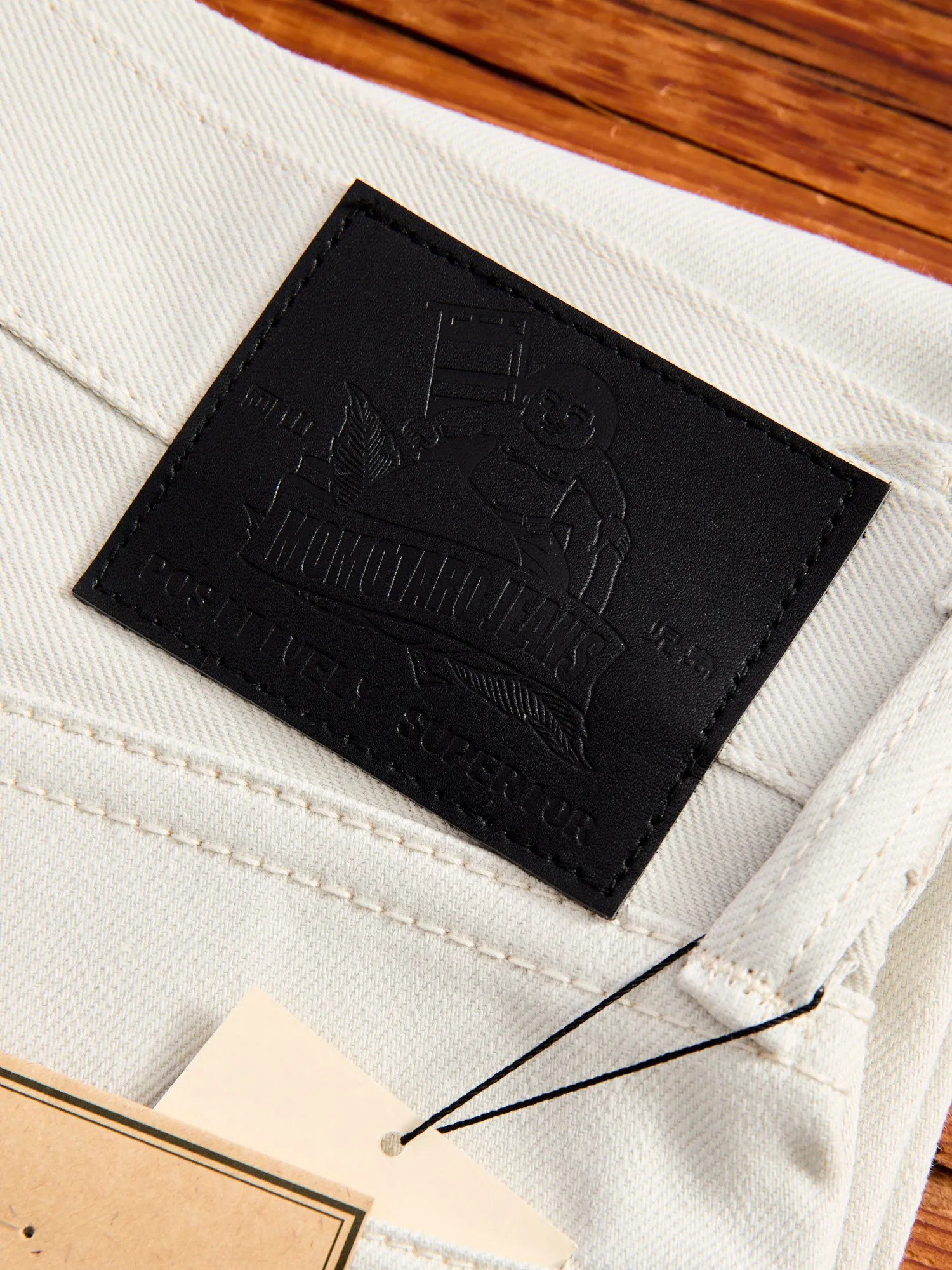 0605-IVO "Ivory" 13oz Selvedge Denim - Natural Tapered Fit