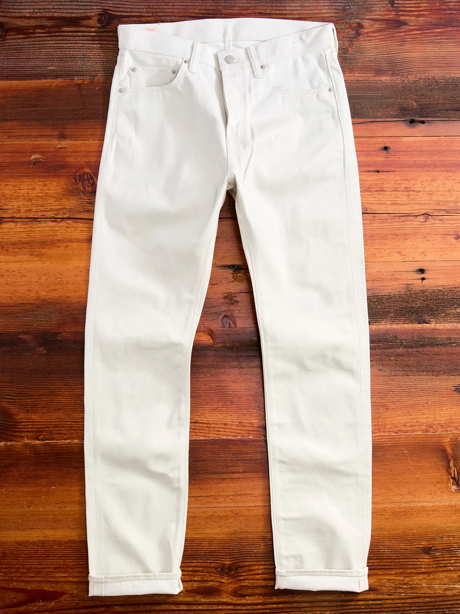 0605-IVO "Ivory" 13oz Selvedge Denim - Natural Tapered Fit