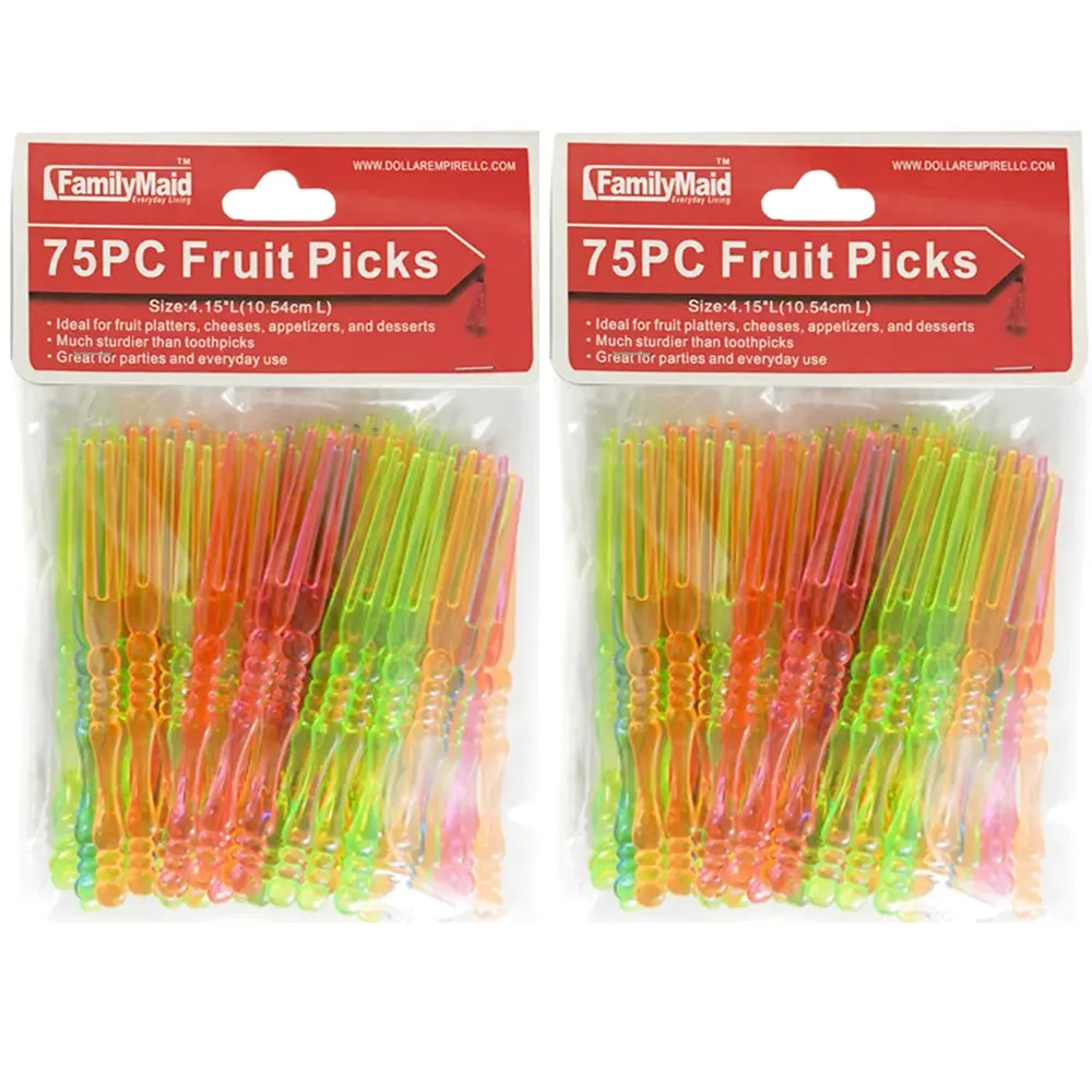 150 Food Fruit Picks Disposable Cocktail Forks Appetizer Catering Party Tasting