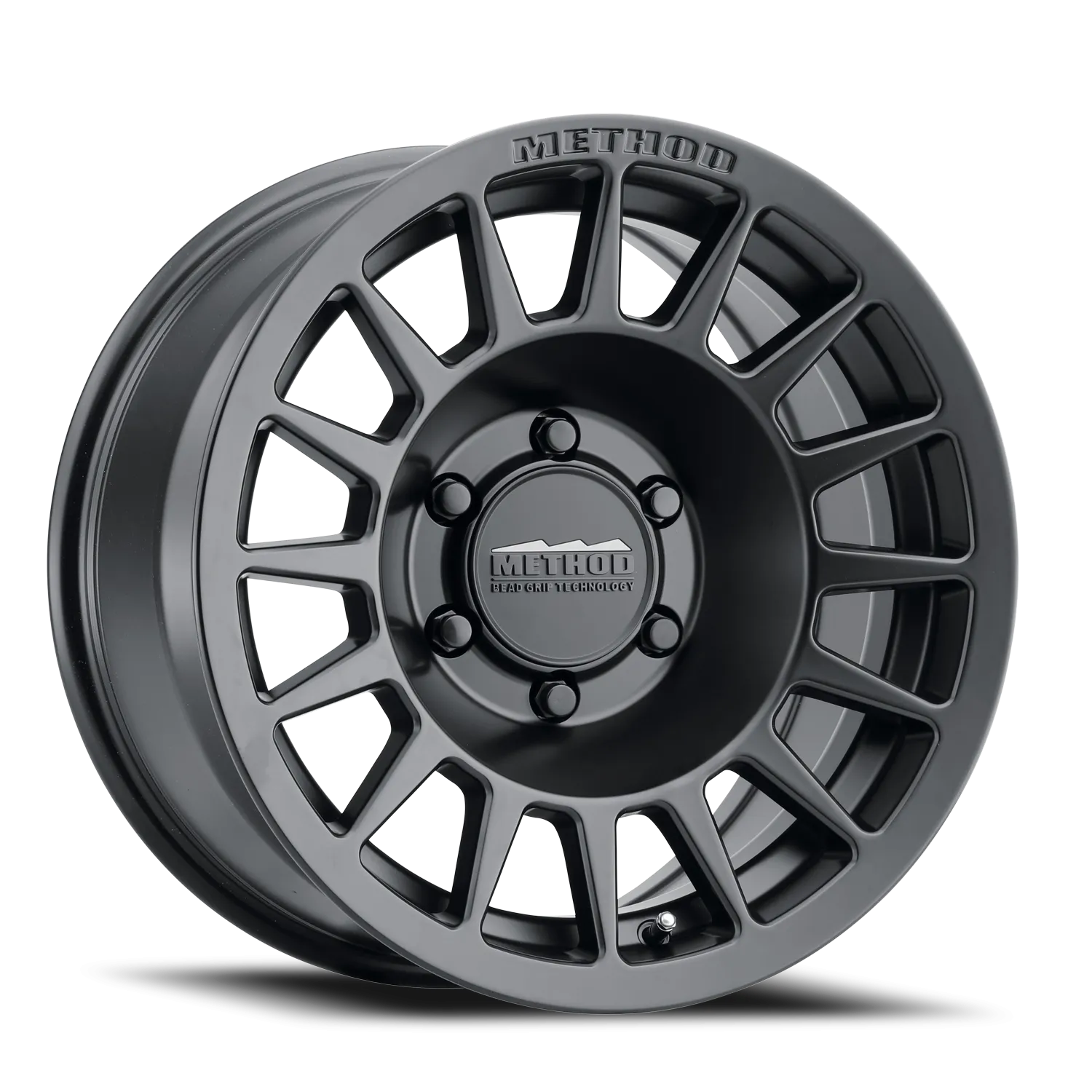Aluminum Wheels 17x7.5 Bead Grip MR707 Bolt Pattern 6 On 130 Offset 50 Lip Size 0 Matte Black MB Method