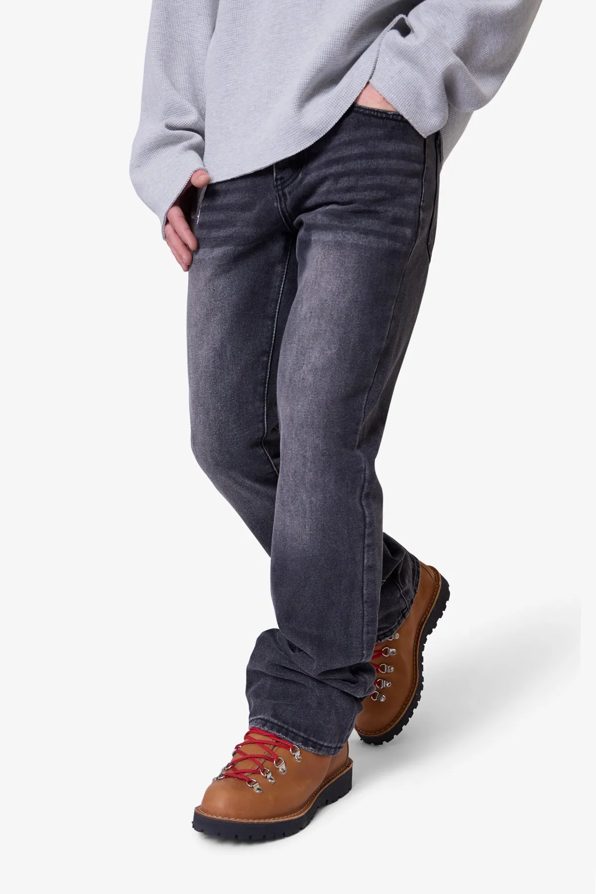 Bootcut Denim - Washed Black