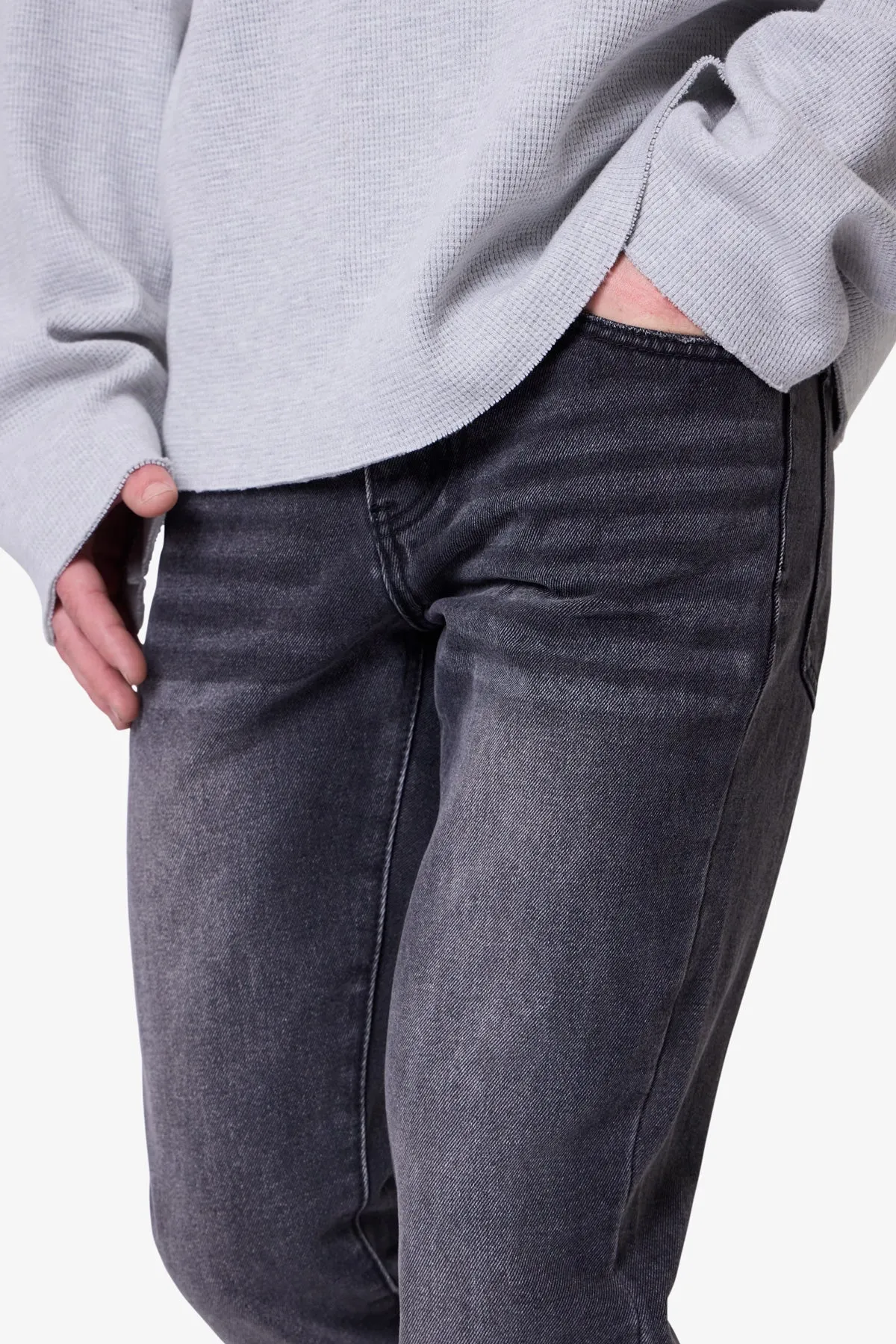 Bootcut Denim - Washed Black
