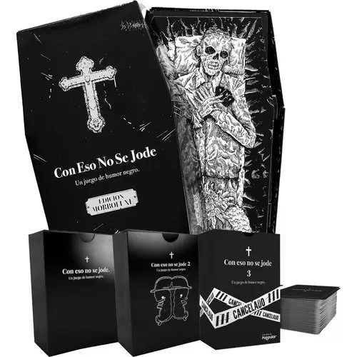 Con Eso No Se Jode Morboluxe Edition Black Humour Board Game for Adults