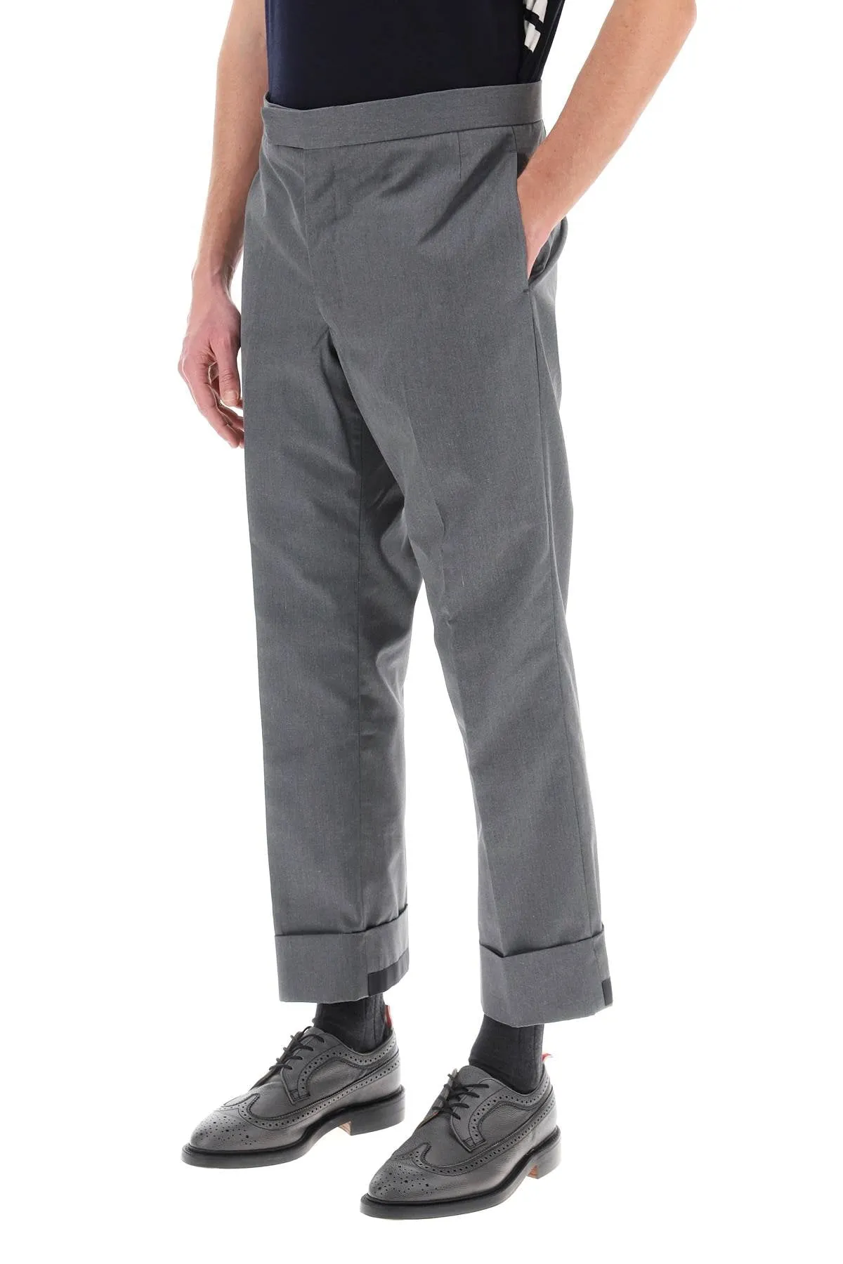 cropped tailoring pants