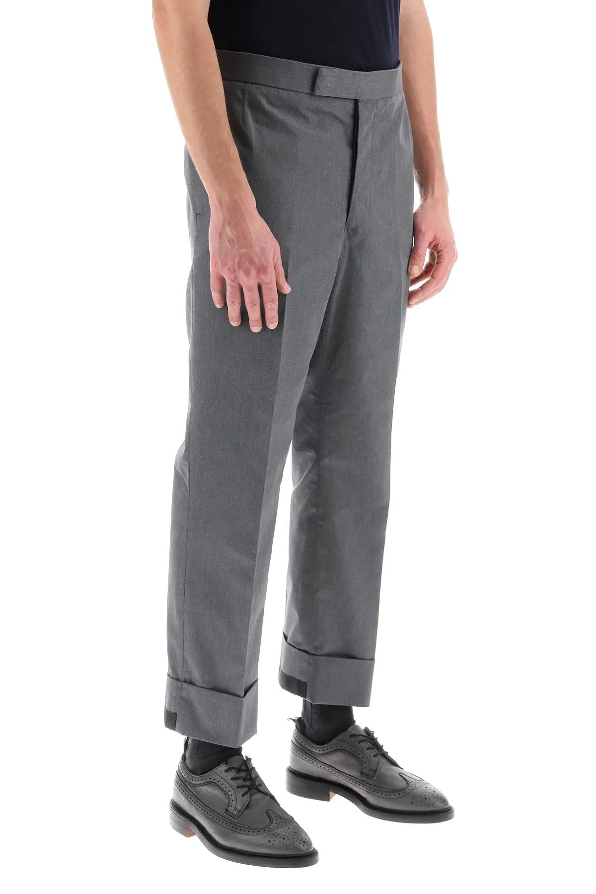 cropped tailoring pants
