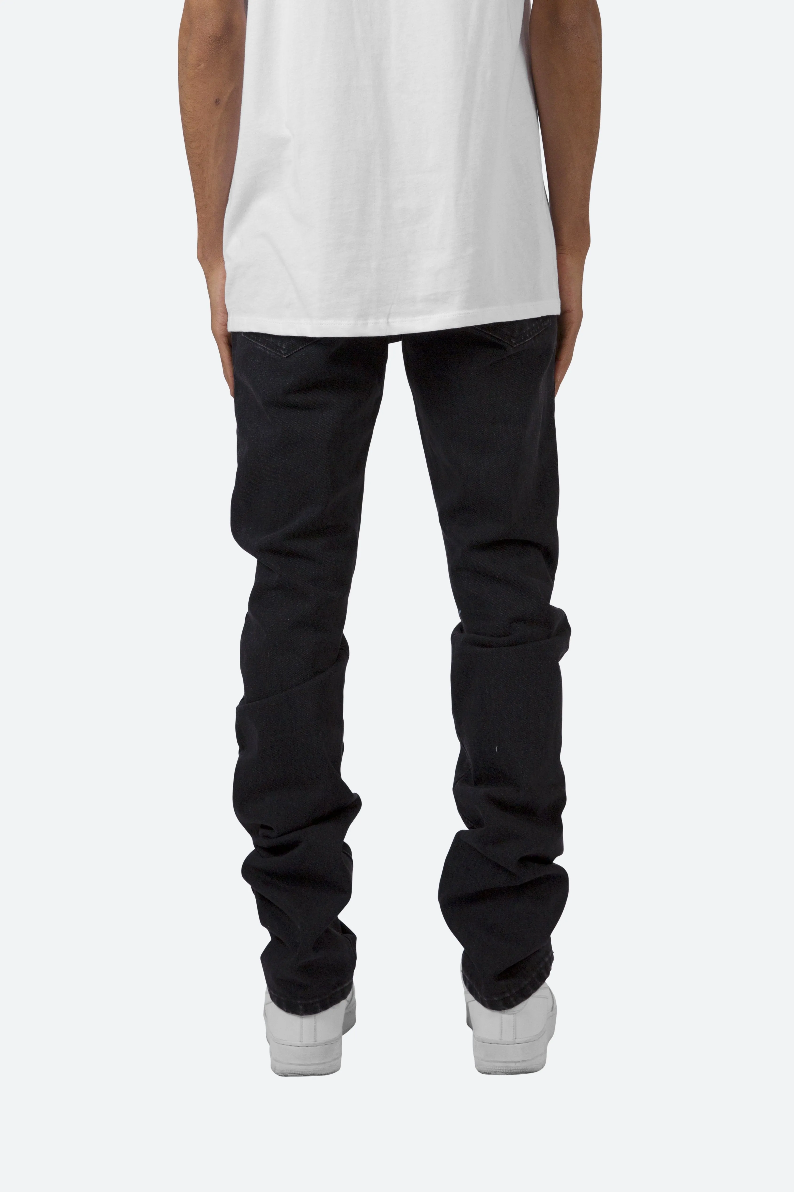 D184 Skeleton Denim - Black/White