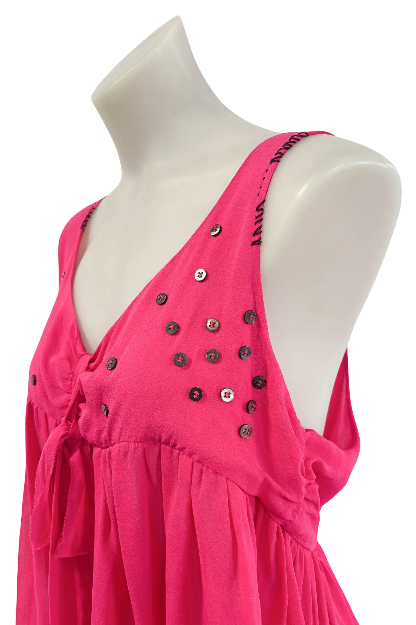David 100% silk flowy top, 12 NWT
