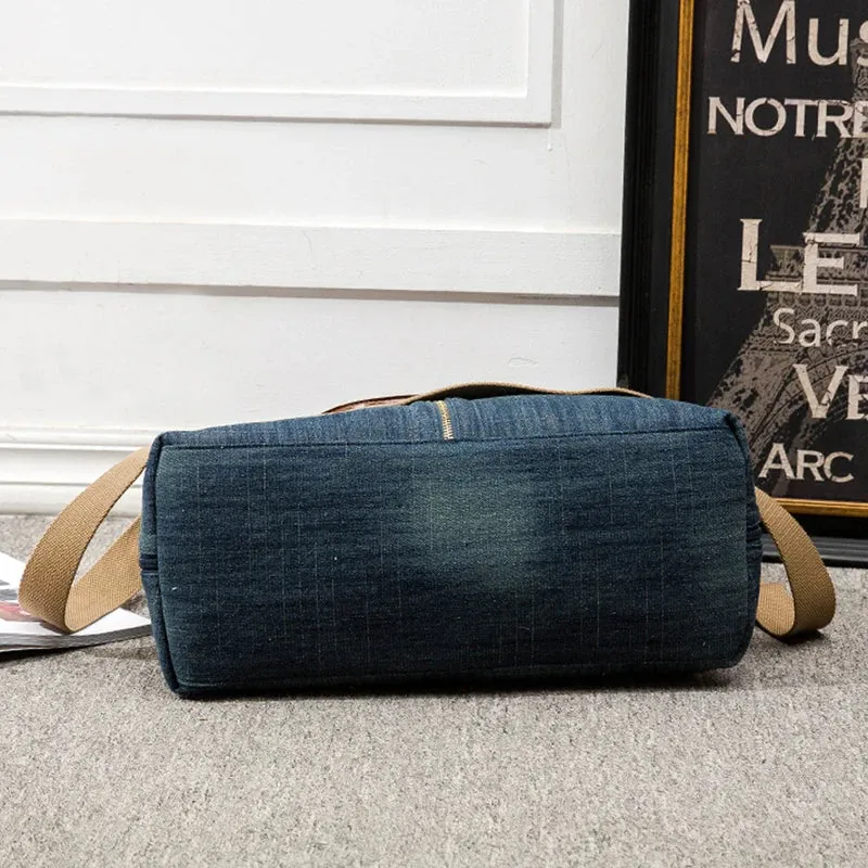 Denim shoulder Handbag