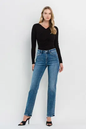 Fairbanks High Rise Straight Denim