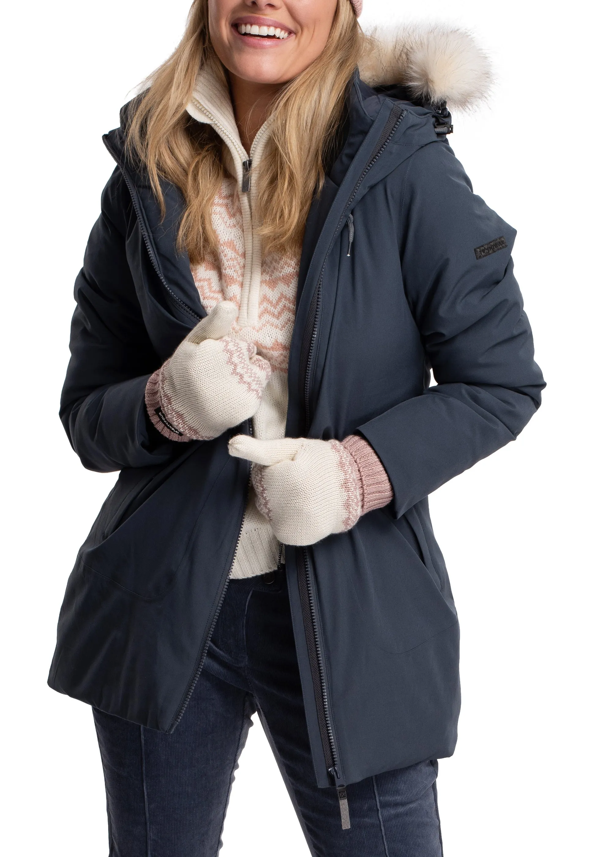 Finse Parkas - Blekkblå