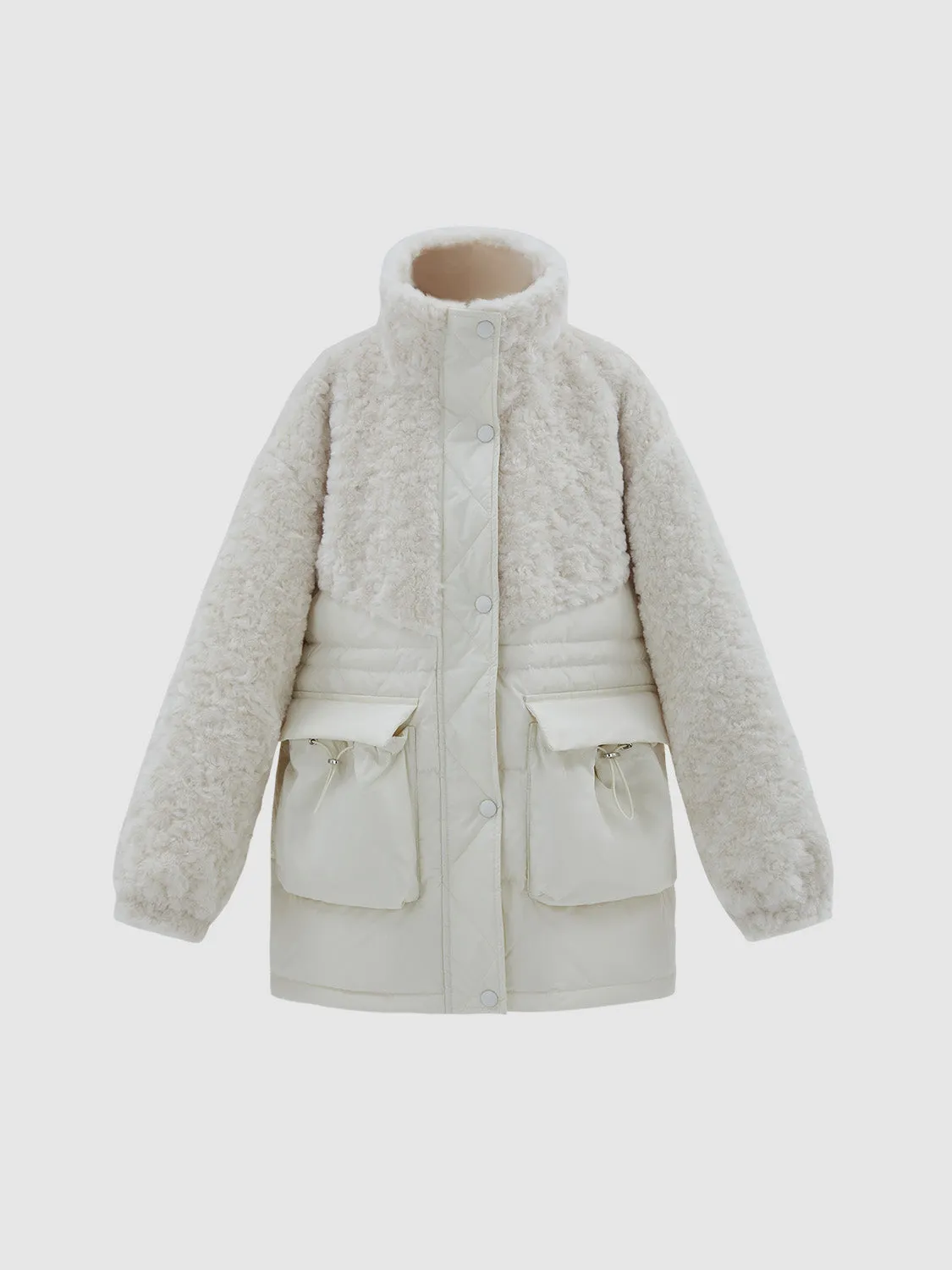 Fur Padded Down Loose Coats