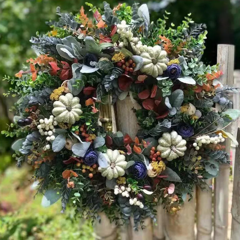 JOYINBOX Year-Round Holiday Wreaths for Indoor and Outdoor Holiday Home Decor