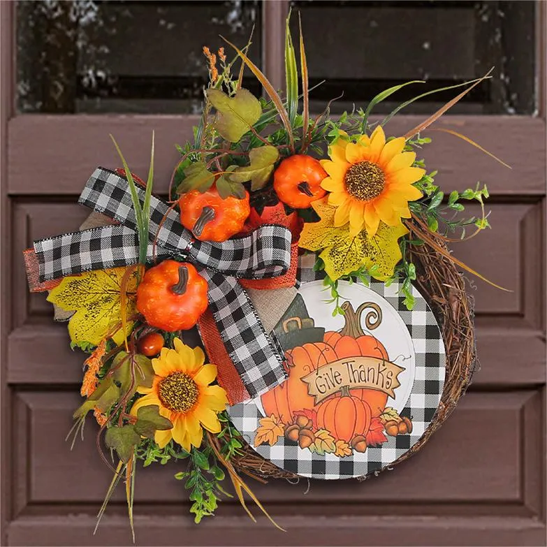 JOYINBOX Year-Round Holiday Wreaths for Indoor and Outdoor Holiday Home Decor