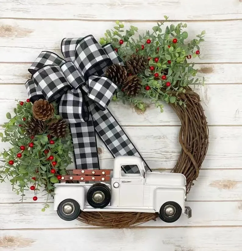 JOYINBOX Year-Round Holiday Wreaths for Indoor and Outdoor Holiday Home Decor