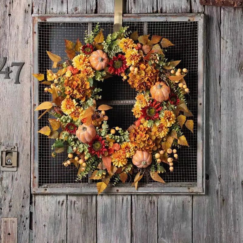 JOYINBOX Year-Round Holiday Wreaths for Indoor and Outdoor Holiday Home Decor