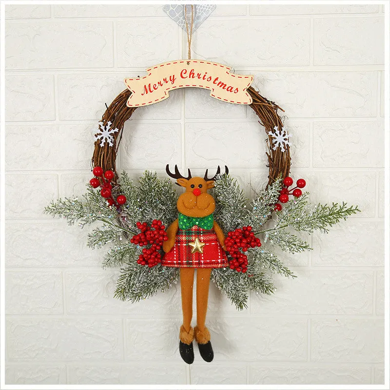 JOYINBOX Year-Round Holiday Wreaths for Indoor and Outdoor Holiday Home Decor