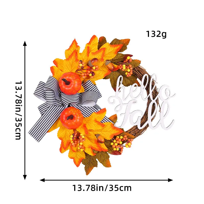 JOYINBOX Year-Round Holiday Wreaths for Indoor and Outdoor Holiday Home Decor