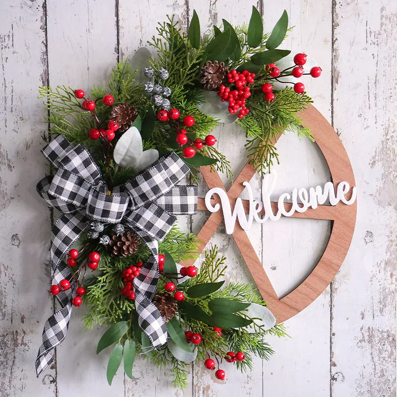 JOYINBOX Year-Round Holiday Wreaths for Indoor and Outdoor Holiday Home Decor