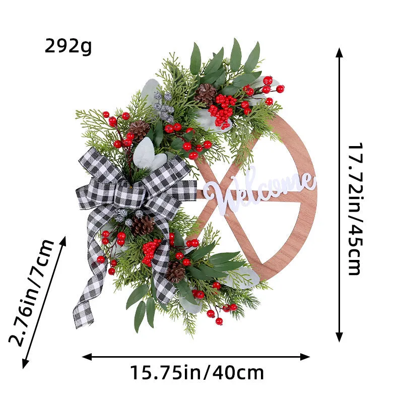 JOYINBOX Year-Round Holiday Wreaths for Indoor and Outdoor Holiday Home Decor