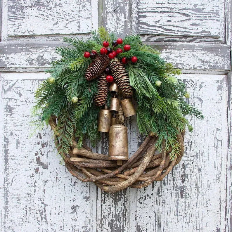 JOYINBOX Year-Round Holiday Wreaths for Indoor and Outdoor Holiday Home Decor