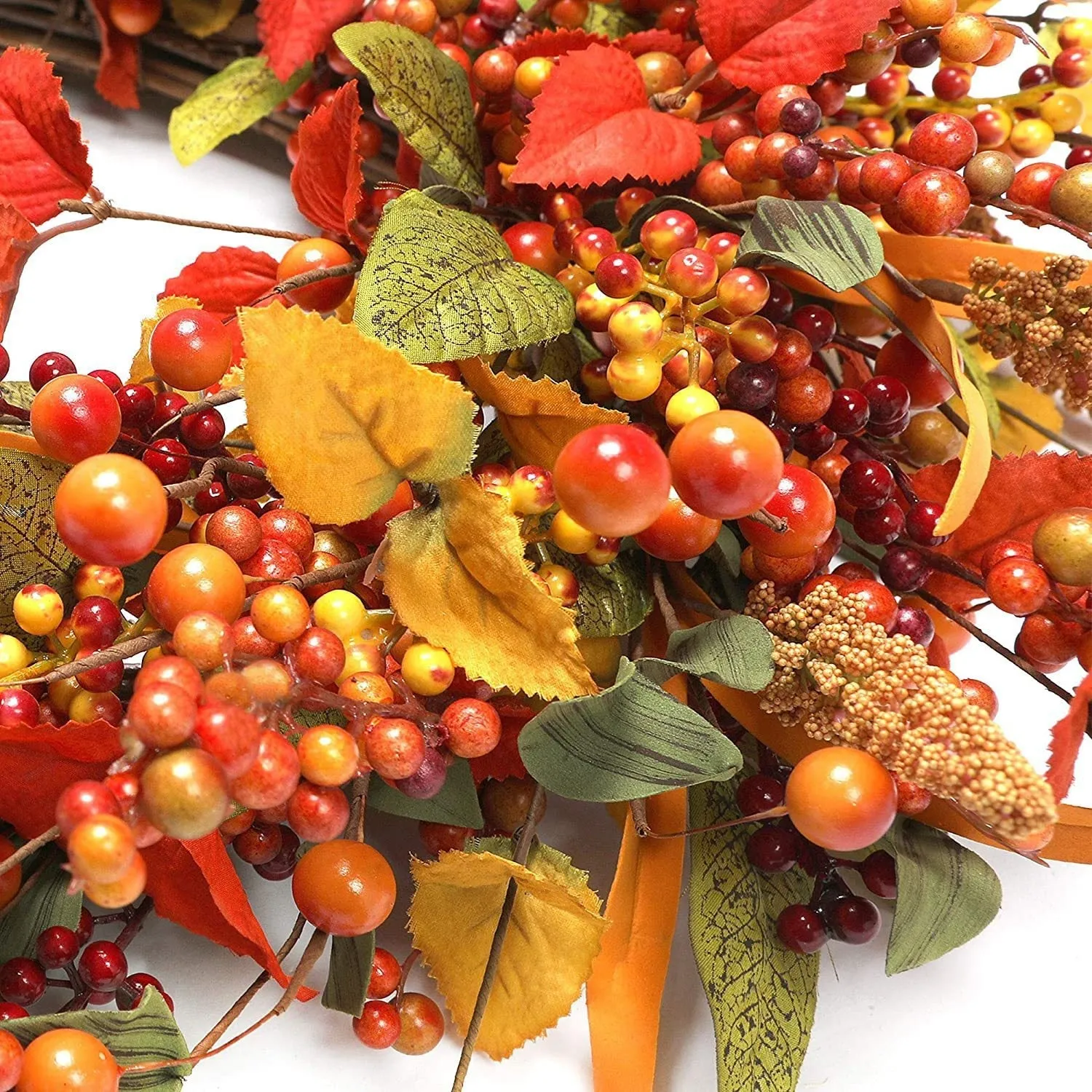 JOYINBOX Year-Round Holiday Wreaths for Indoor and Outdoor Holiday Home Decor