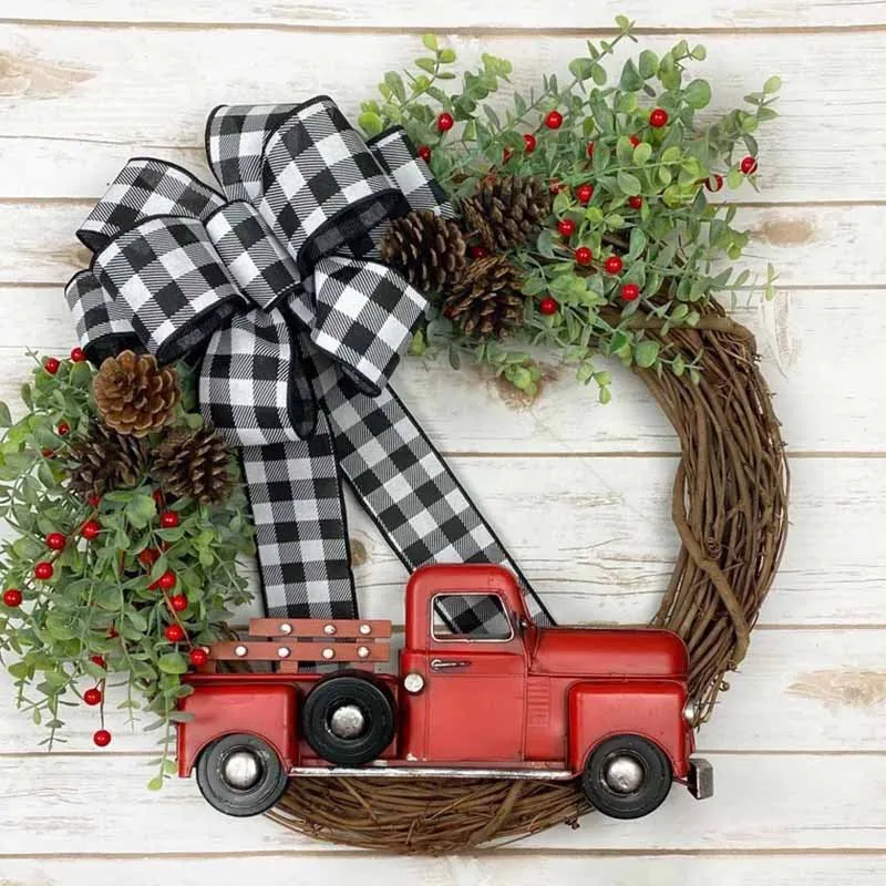 JOYINBOX Year-Round Holiday Wreaths for Indoor and Outdoor Holiday Home Decor