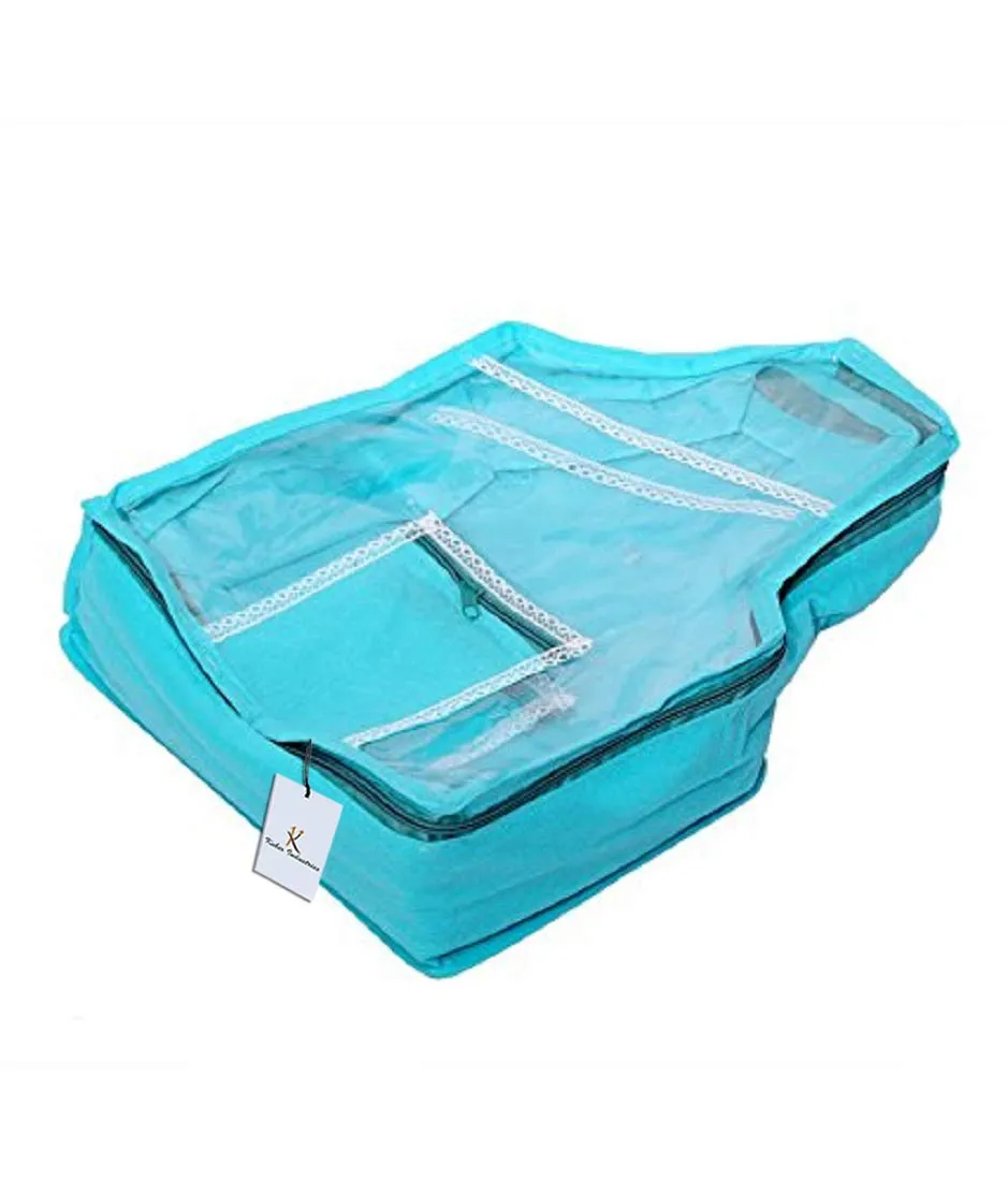 Kuber Industries 2 Piece Non Woven Blouse Cover Set (KI001462), Multicolour, Standard