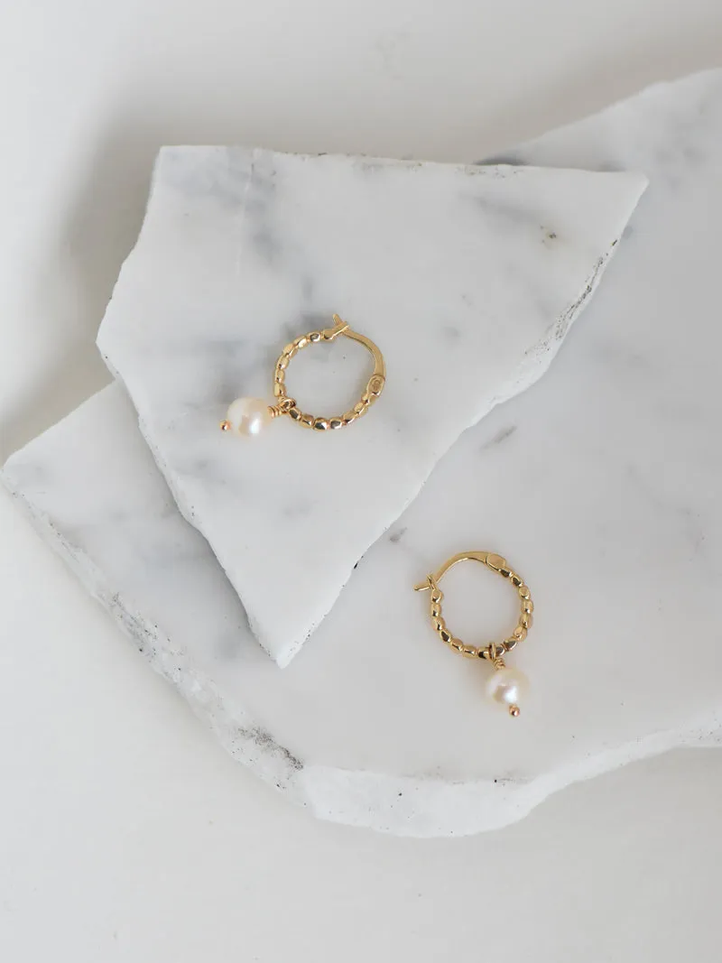 La Pearla Hoops | 9k Gold