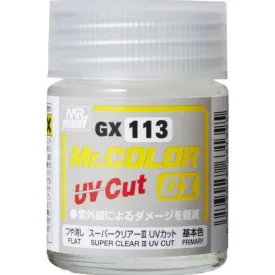 MR. COLOR GX SUPER CLEAR Ⅲ UV CUT FLAT (18ml)