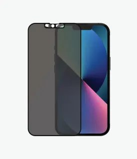 [OPEN BOX] PANZERGLASS iPhone 13/13 Pro - Cam Slider Black Frame Screen Protector - Privacy