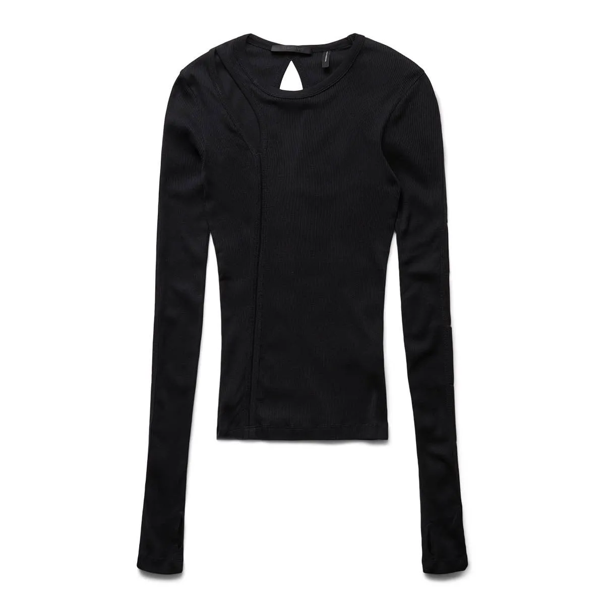SLASH LONG-SLEEVE TOP