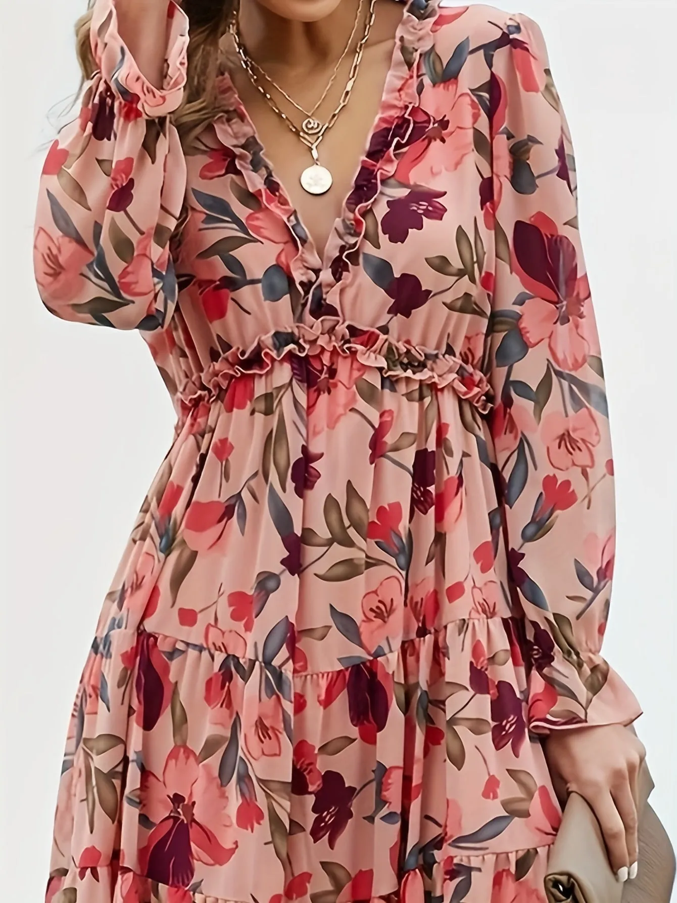 Sweet Pink Short Sleeve Maxi Dress