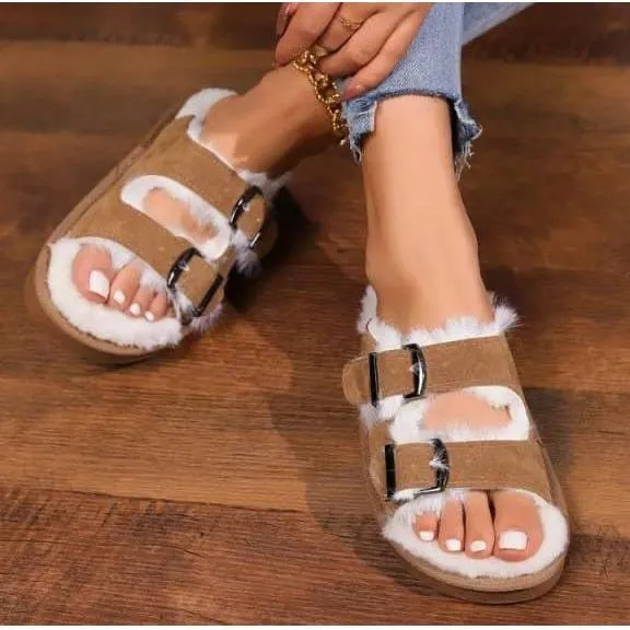 Teddy Fleece-Liner Slippers