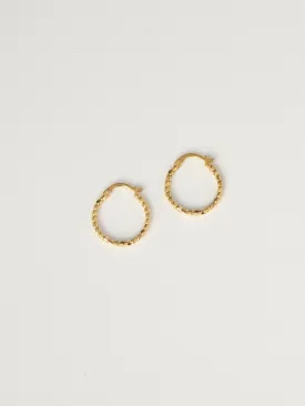 Tempo Hoops Medium 9k Gold