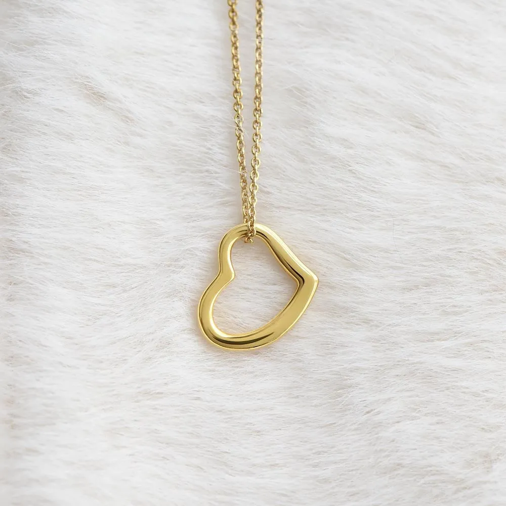 To My Daughter Delicate Heart Necklace, Daughter Gift Form Birthday or Christmas