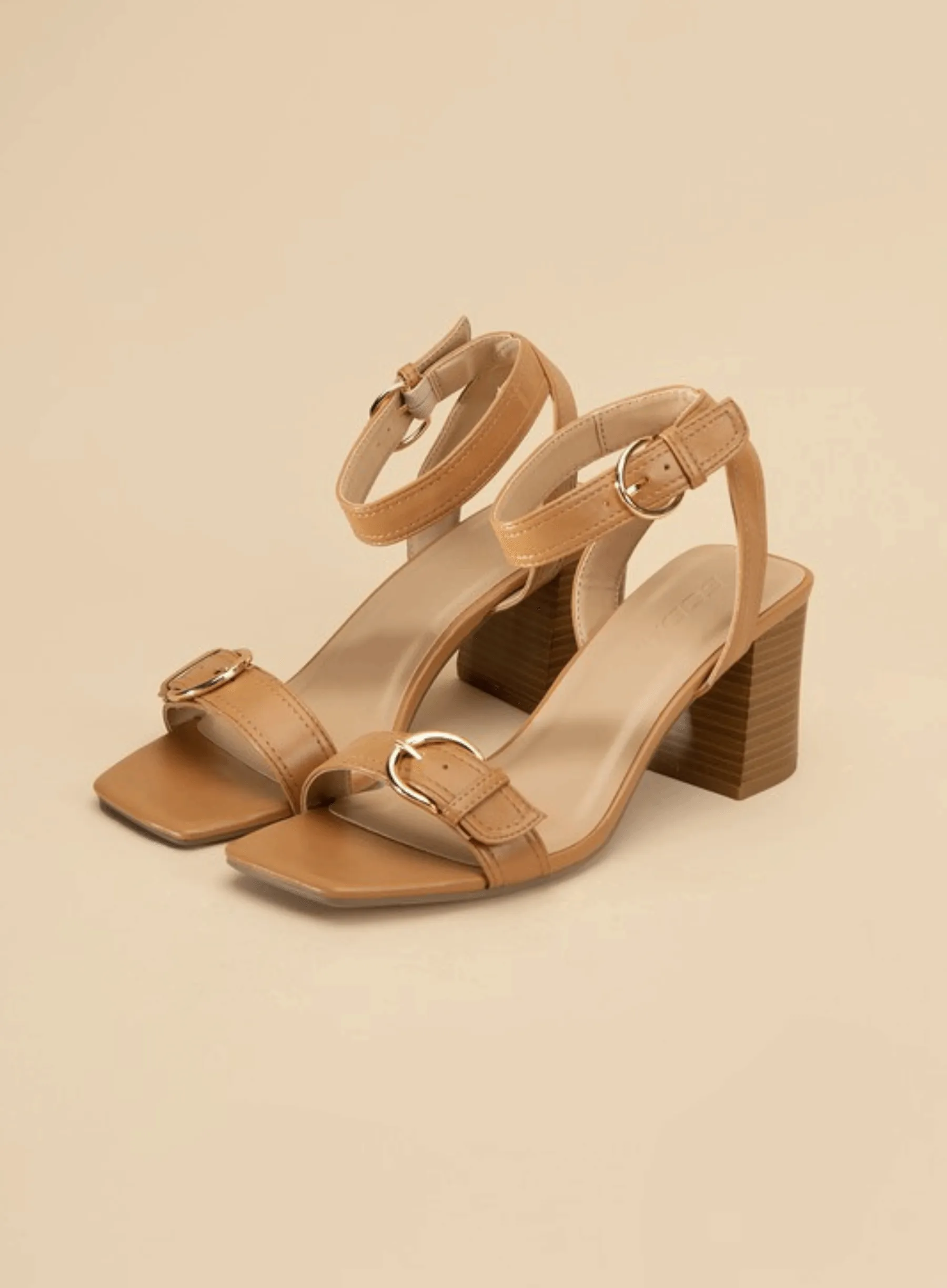 Treaty-S Buckle Sandal Heels