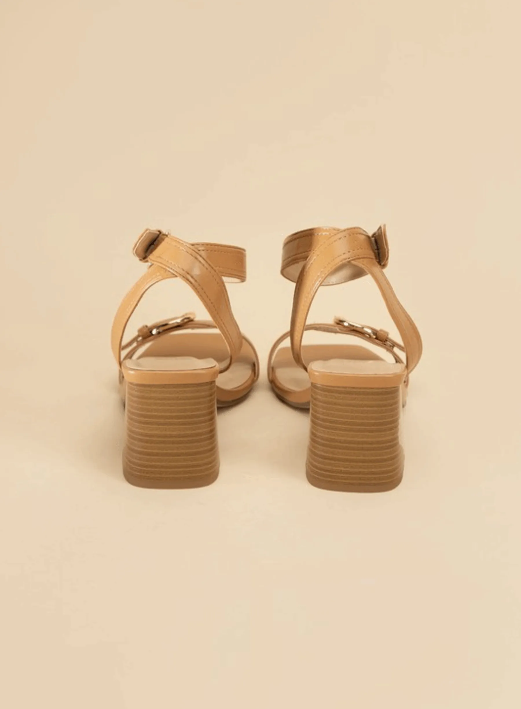 Treaty-S Buckle Sandal Heels