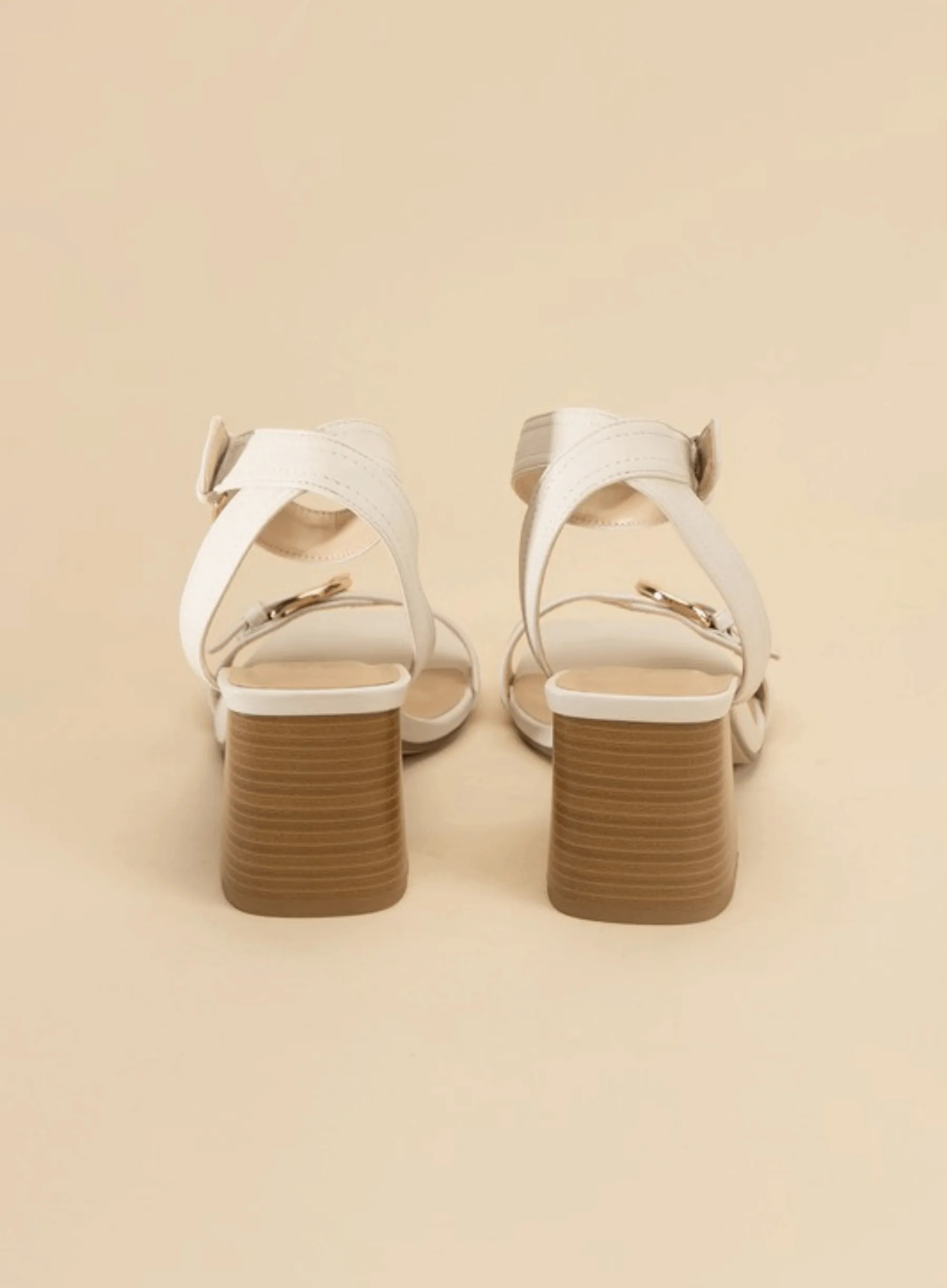 Treaty-S Buckle Sandal Heels