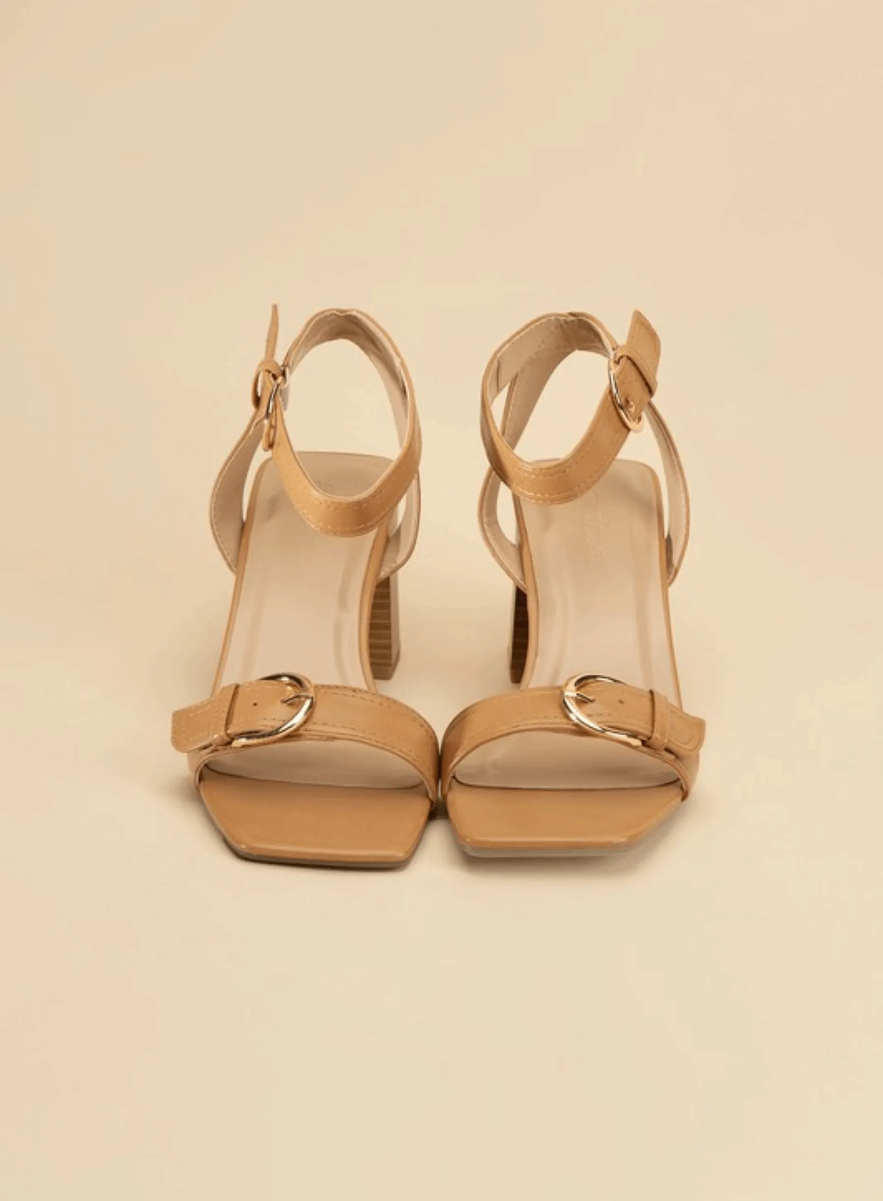 Treaty-S Buckle Sandal Heels