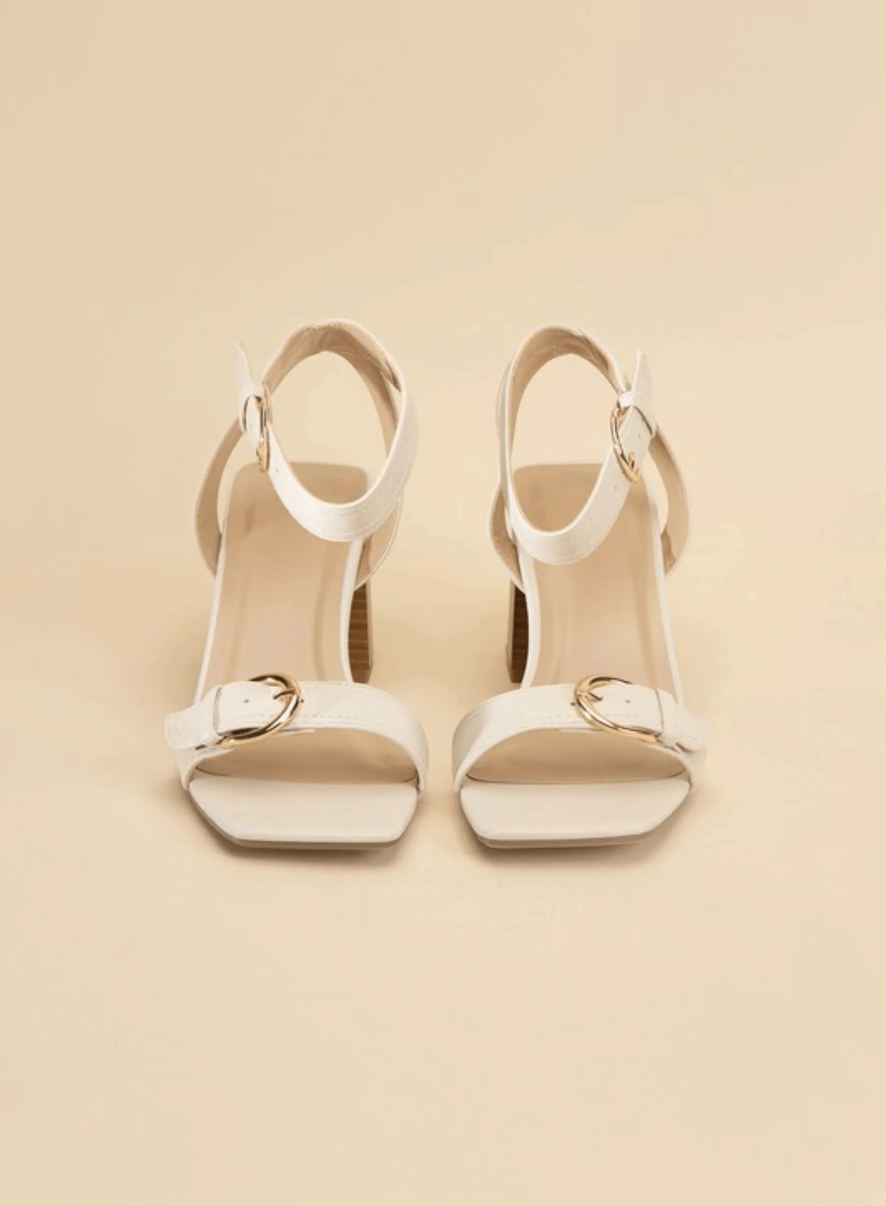 Treaty-S Buckle Sandal Heels