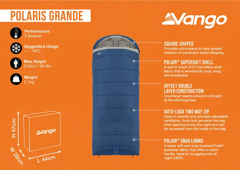 Vango Polaris Grande Sleeping Bag